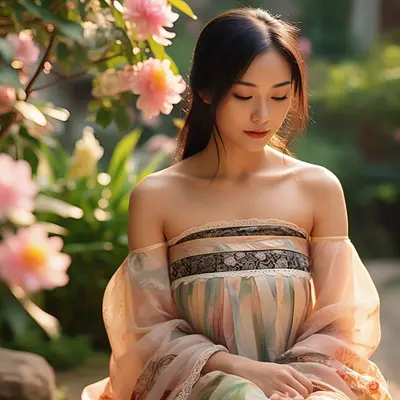 Asian doing yoga cover image