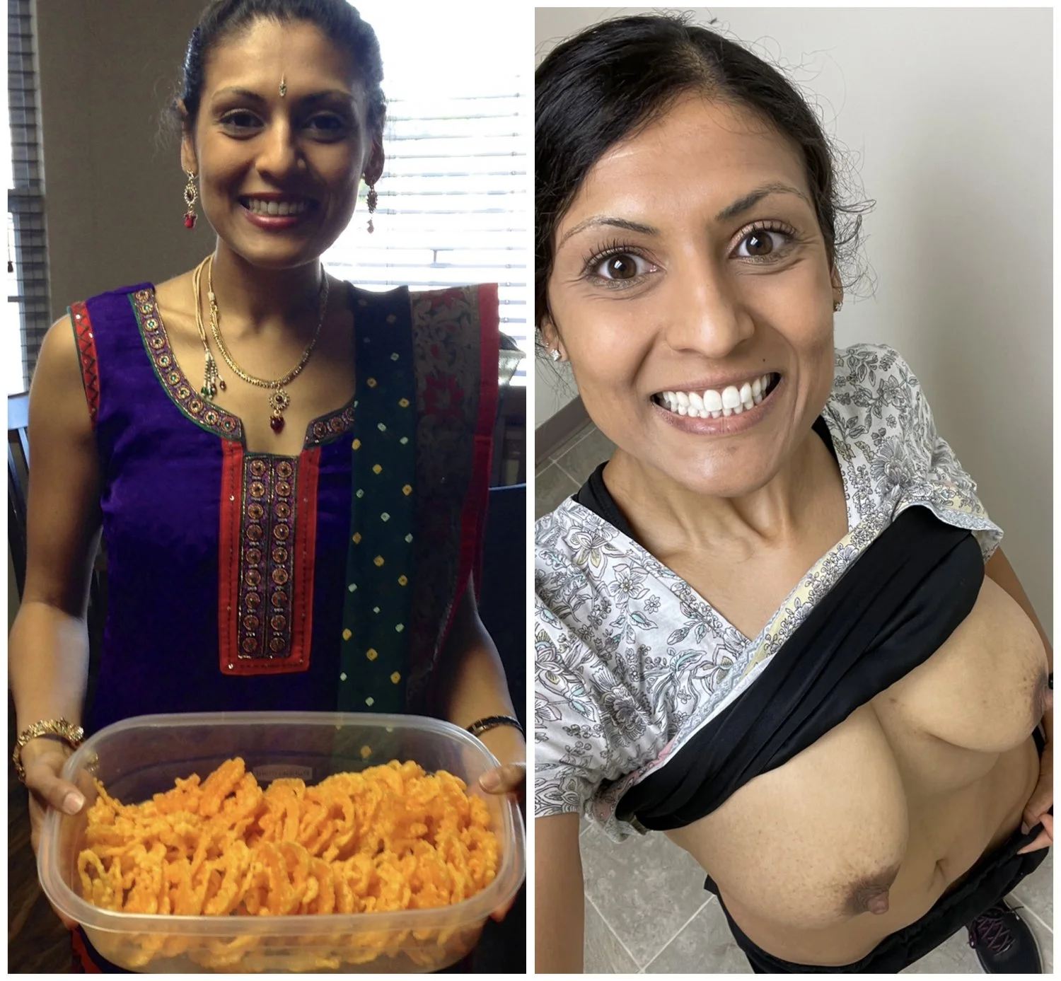 #2 🍼 The Bad Mommy Milk Cow Tusi shares a sluty mix. Love her dark Indian body image 8