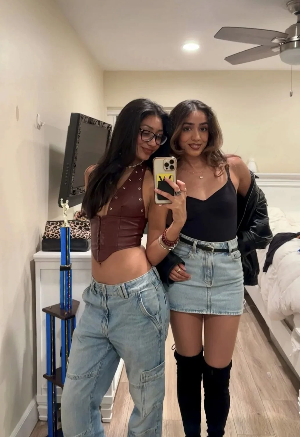 Slutty tight desi with sexy long legs image 4