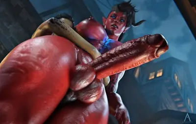 [Baldur's Gate] Lae'Zel assfucks Karlach cover image