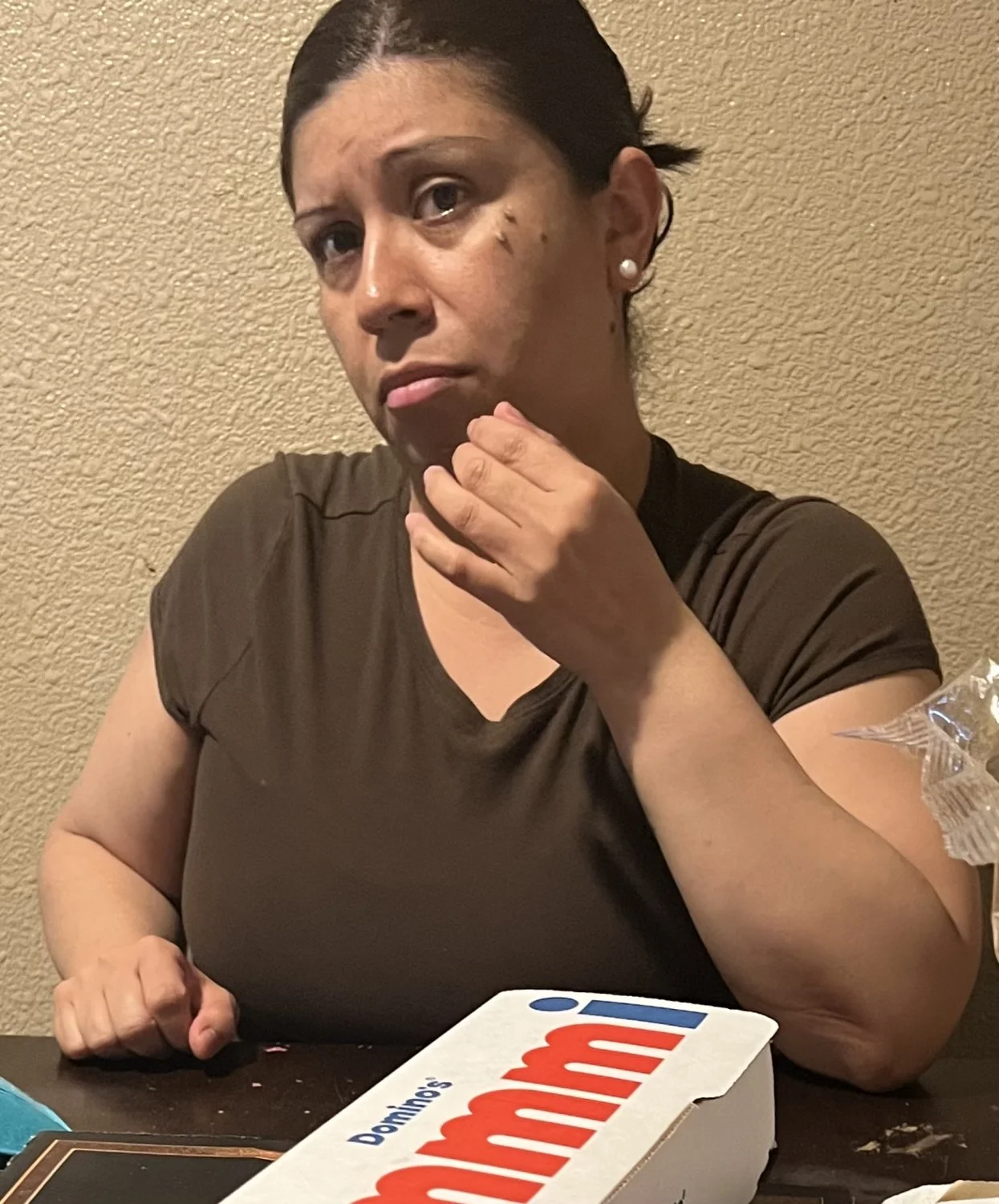 I love it when my Latina sister Marcy stares at the camera image 14