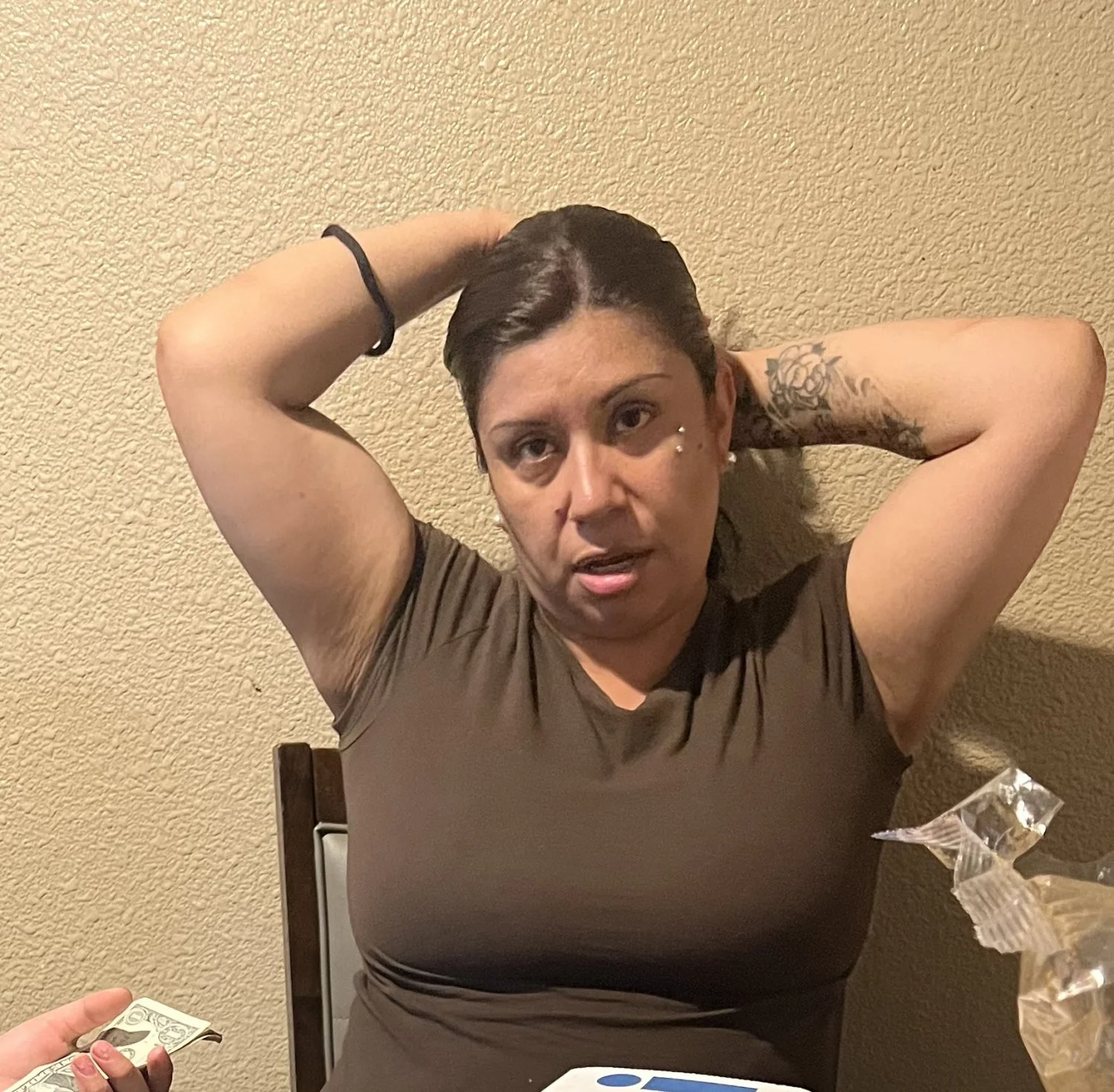 I love it when my Latina sister Marcy stares at the camera image 9