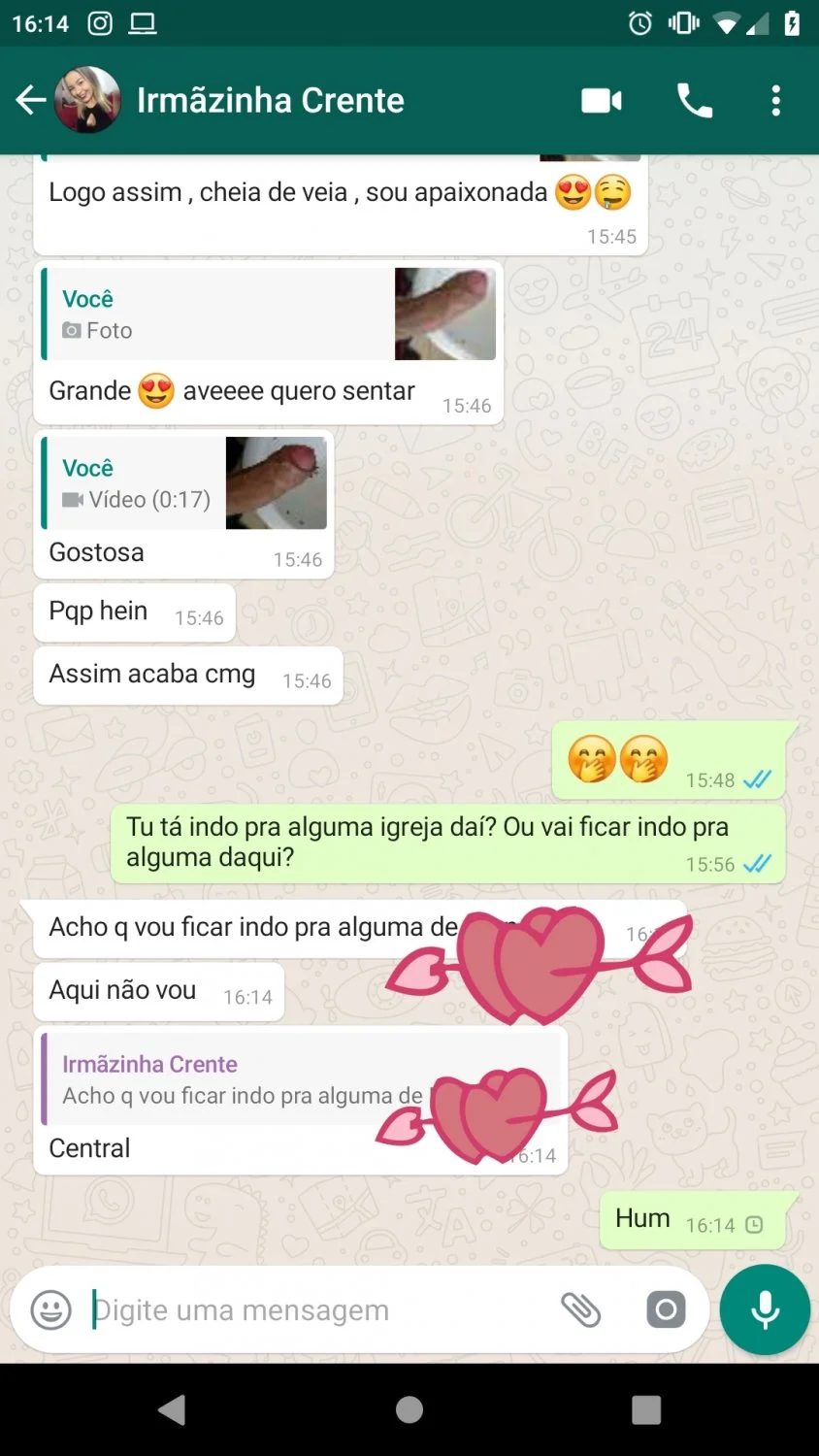 Crente novinha mandando nudes pelo whatsapp image 1