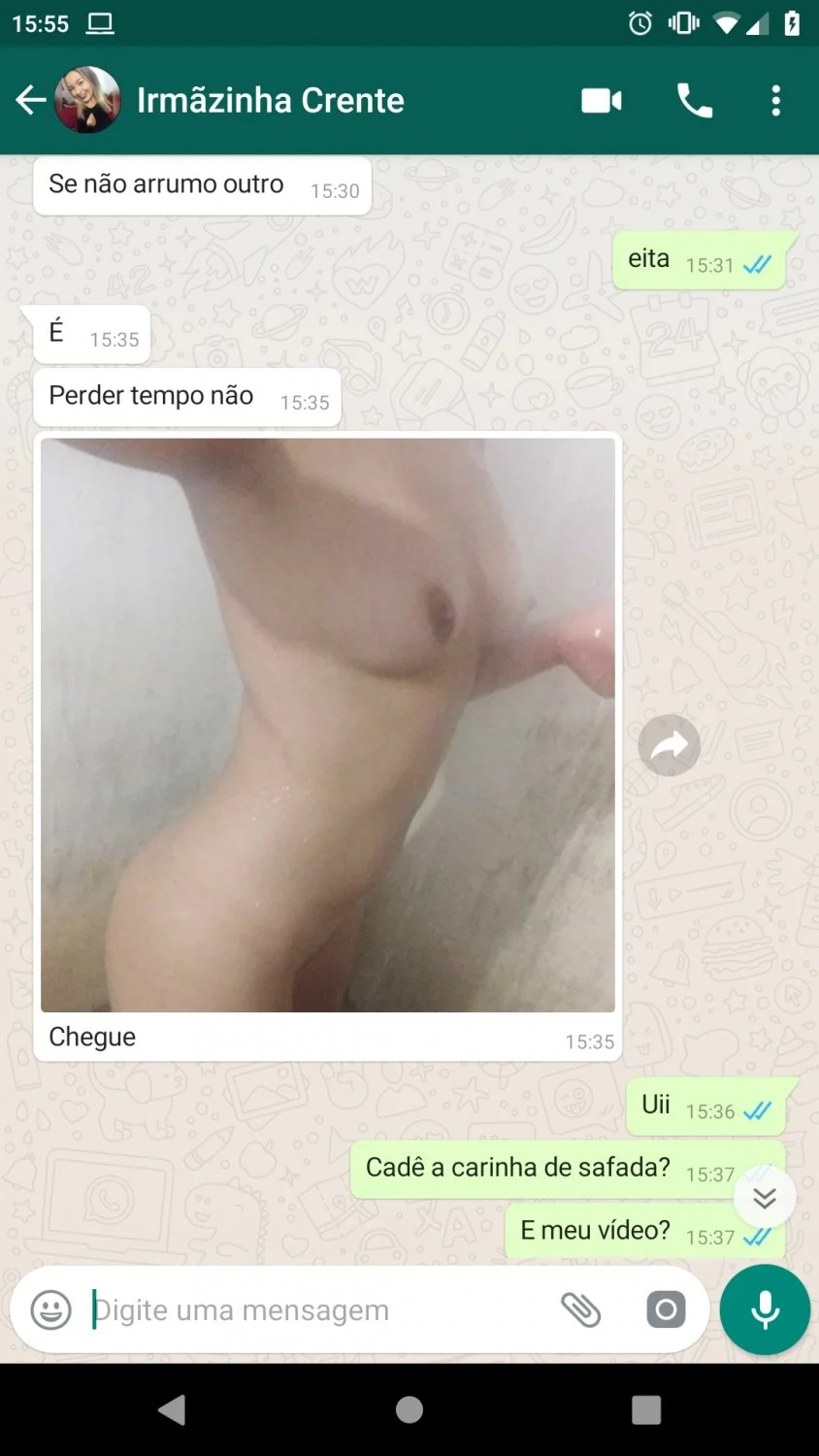 Crente novinha mandando nudes pelo whatsapp image 3