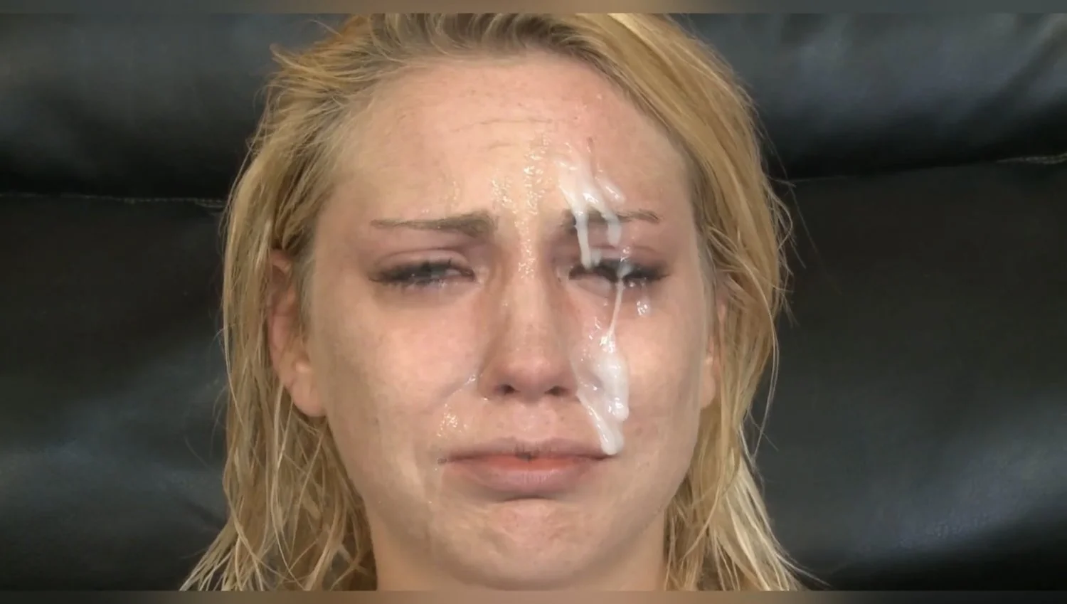 Violated her throat till she pukes and cries image 2
