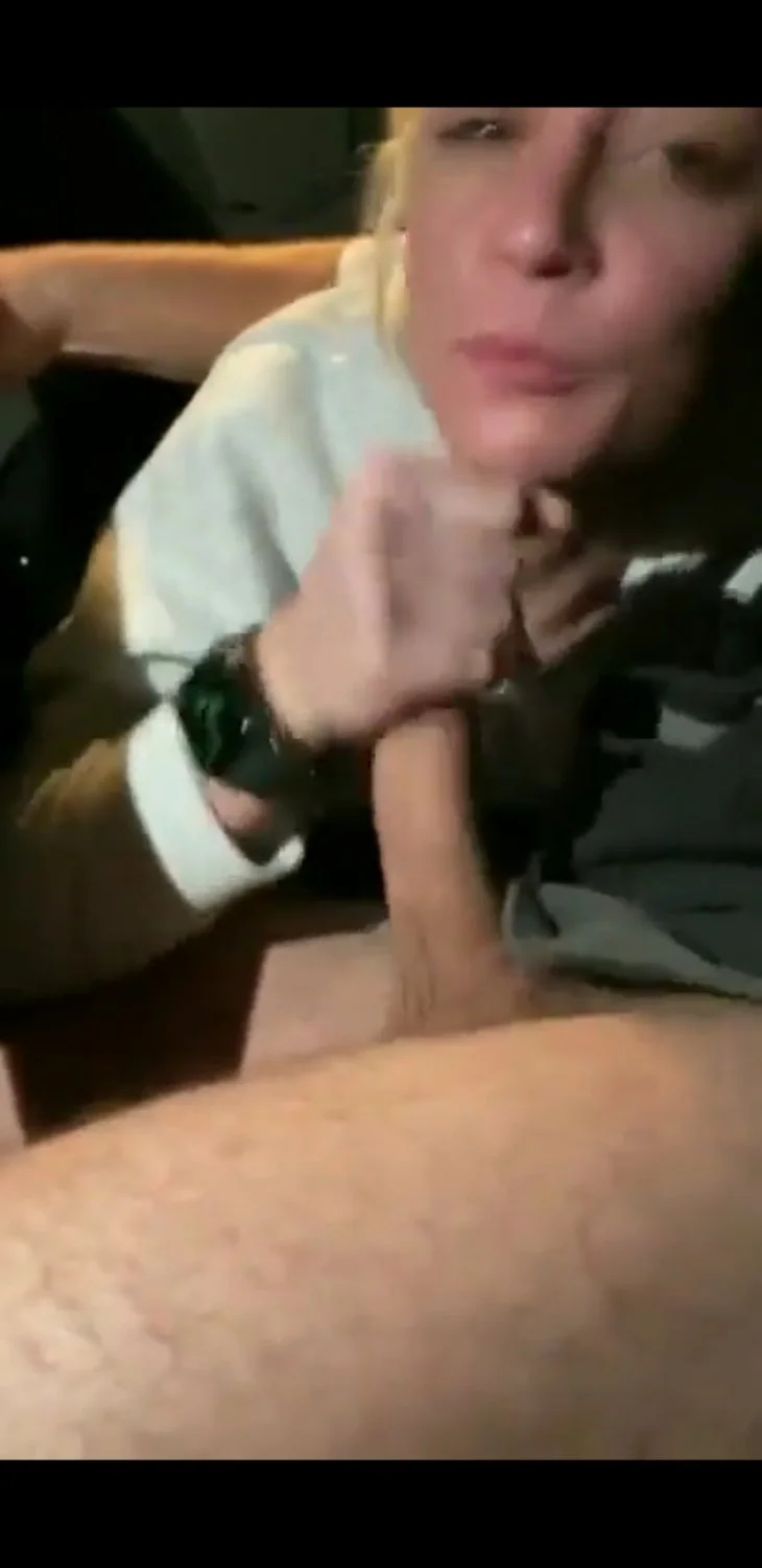 Blonde Slut Gives Head image 13