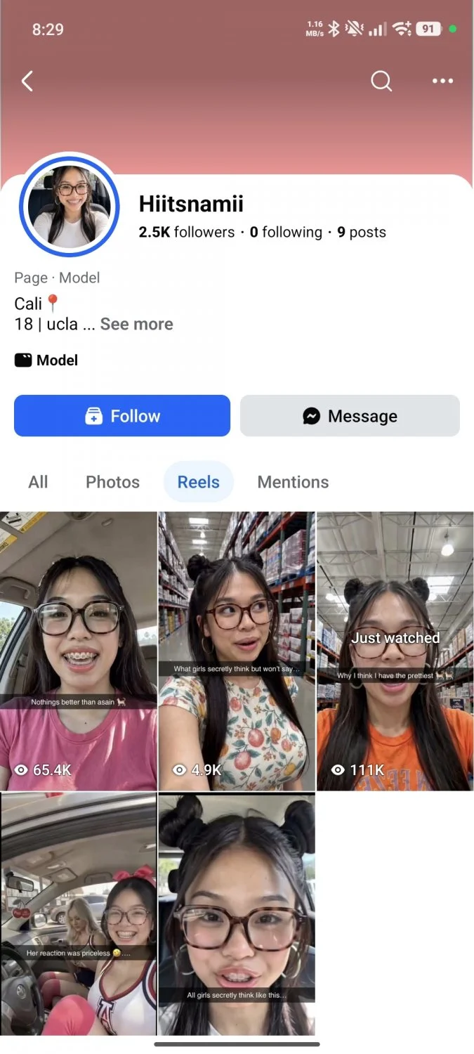 Who is she? Actual user I can't seem to find her main image