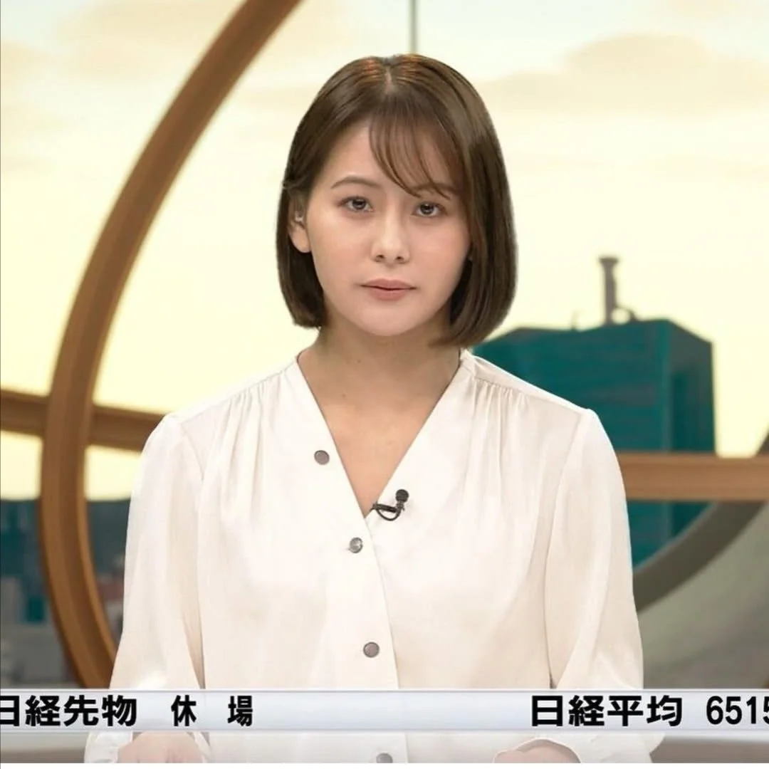 🔚Japanese　顔抜き　アナウンサー　藤井由依　ソフトエロ　一発やりたい image 14