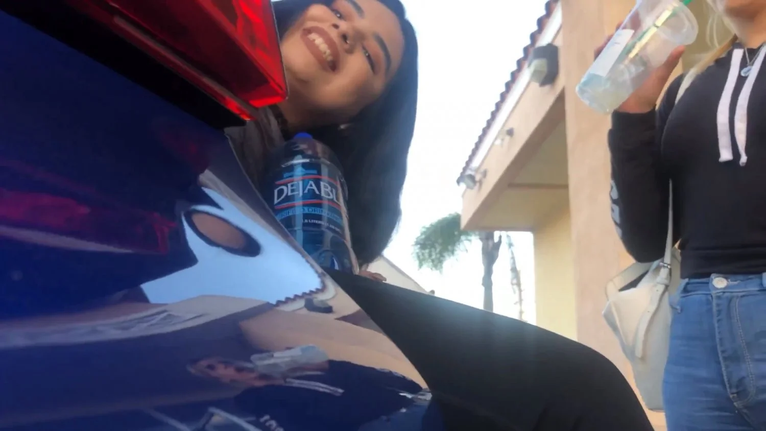 My gf catches me looking at her cousin and still obeys like a good camera slut image 7