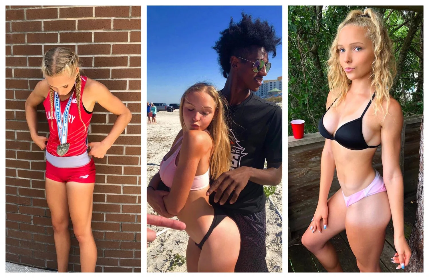College Athlete & Her Sister Only Fuck Black Guys image 2