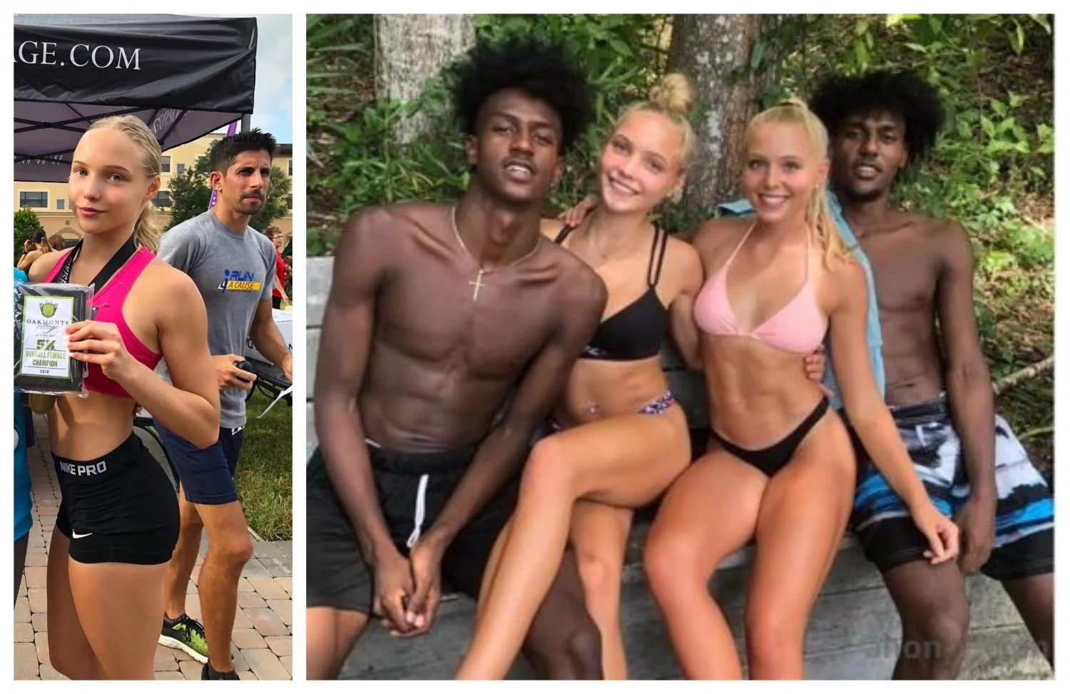 College Athlete & Her Sister Only Fuck Black Guys image 3