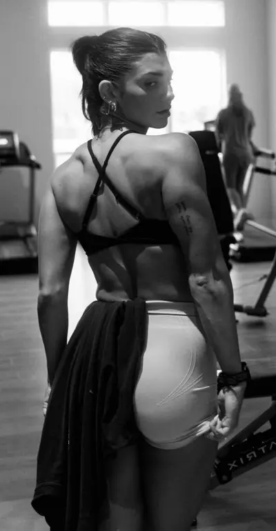 Sexy fit gym girl amateur model cover image