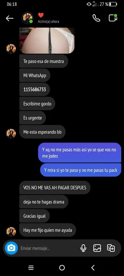 Pendeja Argentina Flaca sexy con ricas tetas culona concha deliciosa vende pack por redes cover image