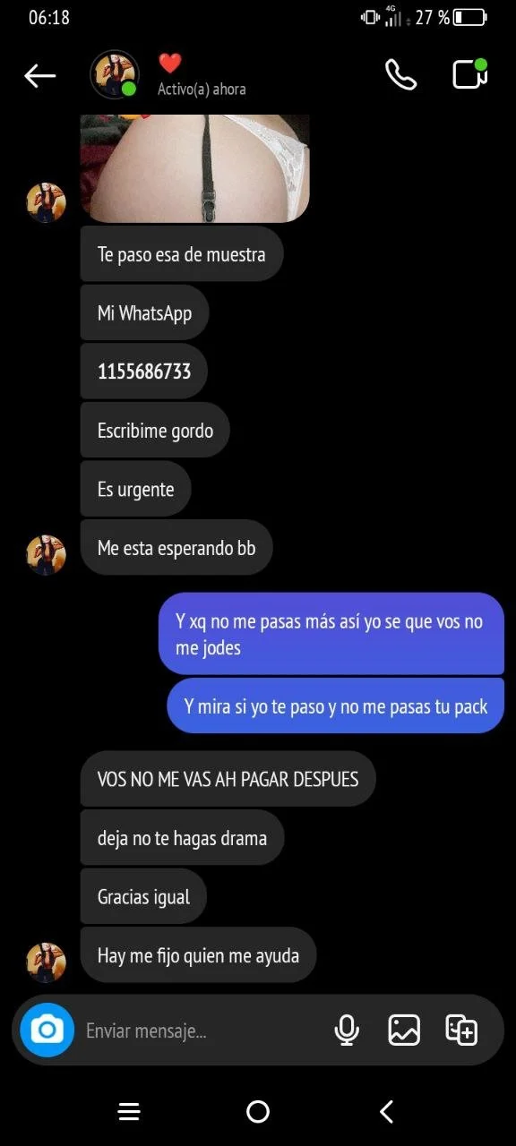 Pendeja Argentina Flaca sexy con ricas tetas culona concha deliciosa vende pack por redes main image