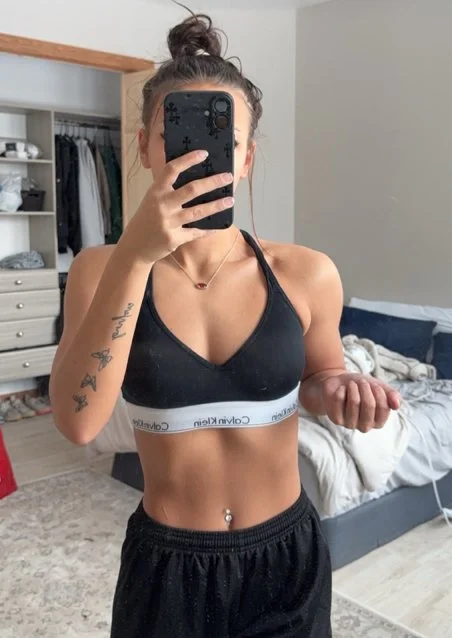 I love when Brittney teases her tight teen body DM to Jerk image 6