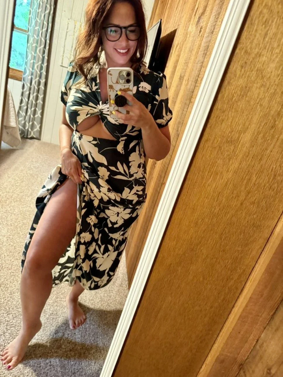 Dirty Thick & Curvy Redhead MILF Shows Her Big Tits And Curves image 23
