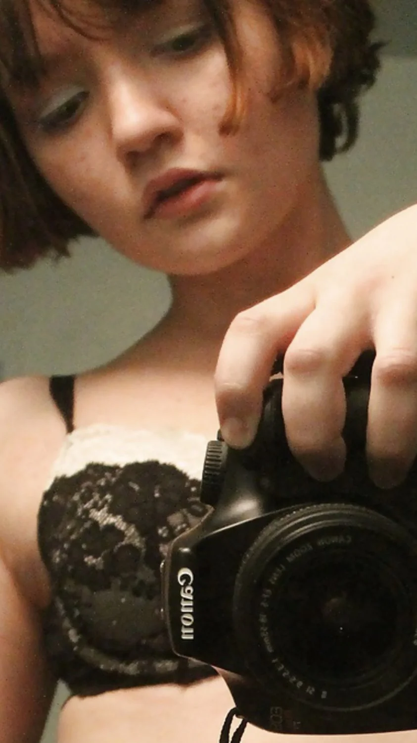 Artistic Emo teen whore has her own sexy selfie photo shoot leaked. That butthole and wet spot🔥🔥🤤 image 22