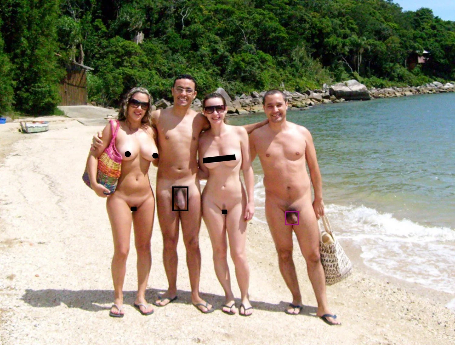 Nude Sexy Couples Censored Part 4 (Big vs Small Dick) image 3