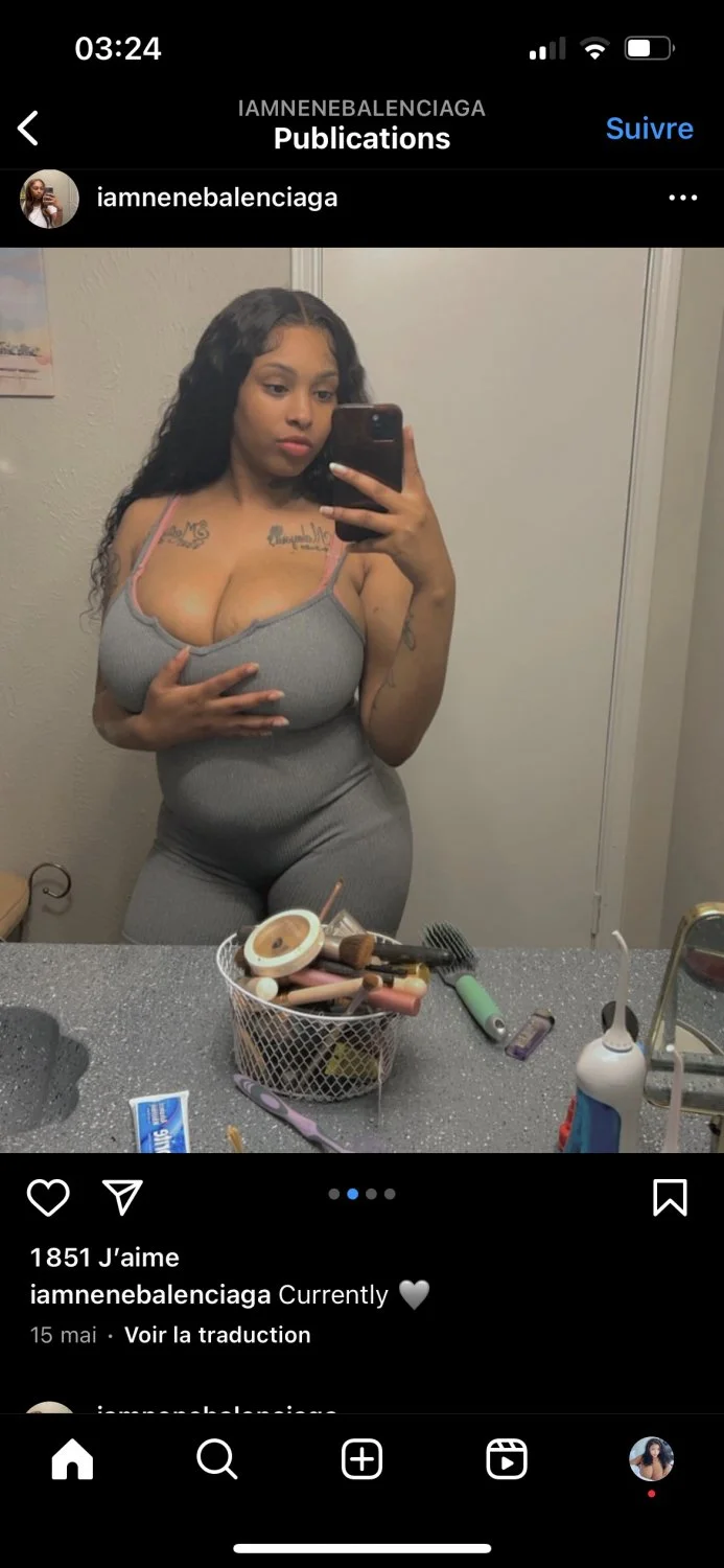 Nene Balenciaga 👀🔥 all Naked 💦 image 17