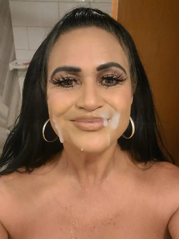 Wanna cum too all over my mouth? main image