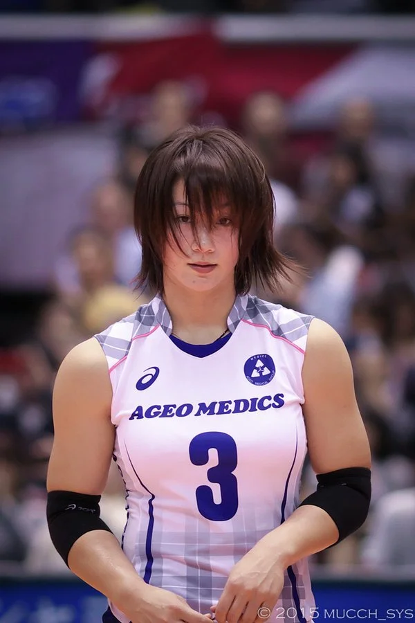 Thick volleyball player from Japan image 12
