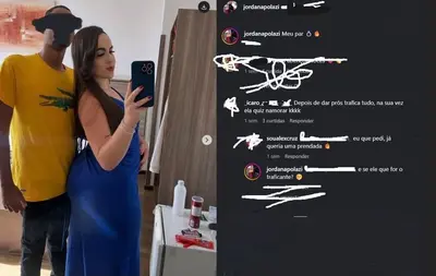 novinha casada caiu na net depois do traficante comentar na foto do casal cover image