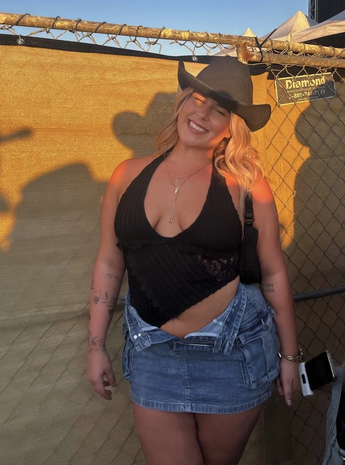 Chubby snowbunny showing off her tits and ass to big bbc cocks image 6