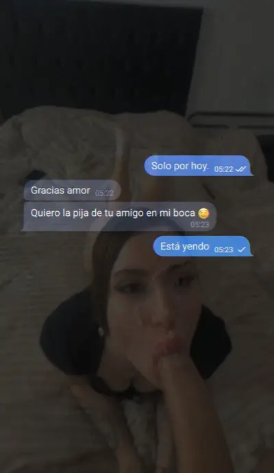 LA TROLA DE MELINA CON EL AMIGO 😈 argentina argenta casero petera mamada culona puta facial cover image