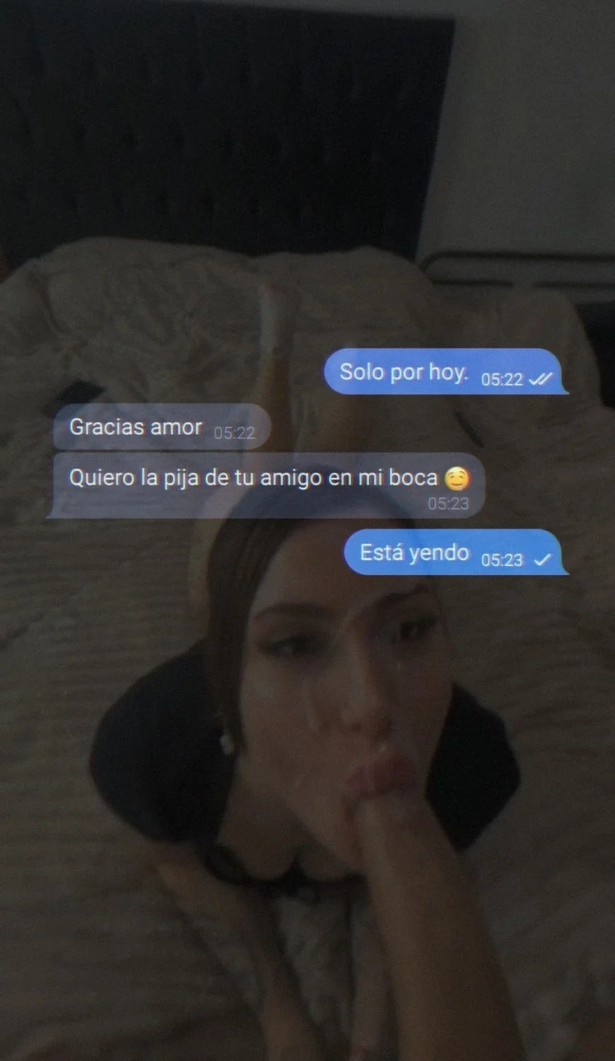 LA TROLA DE MELINA CON EL AMIGO 😈 argentina argenta casero petera mamada culona puta facial main image
