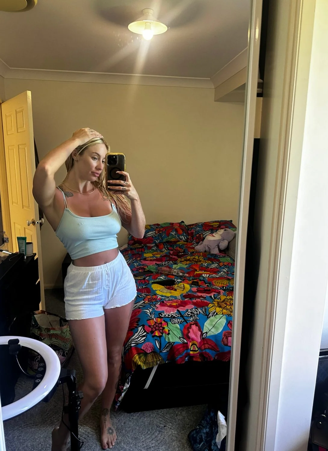Getting ready for our sleepover tonight image 2
