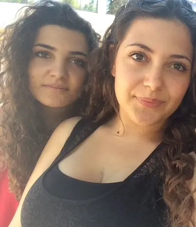 Alessandra and Giada irl - cute chubby brunette sisters cover image