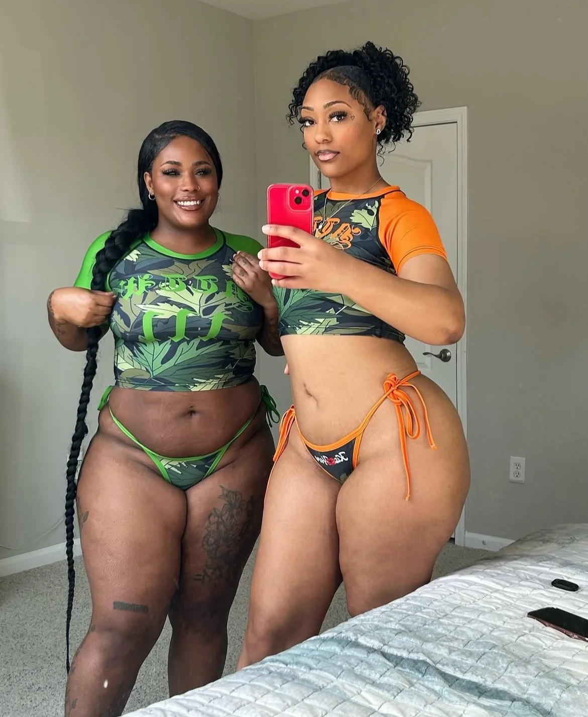 Nice Pair dark skin and light skin image 10