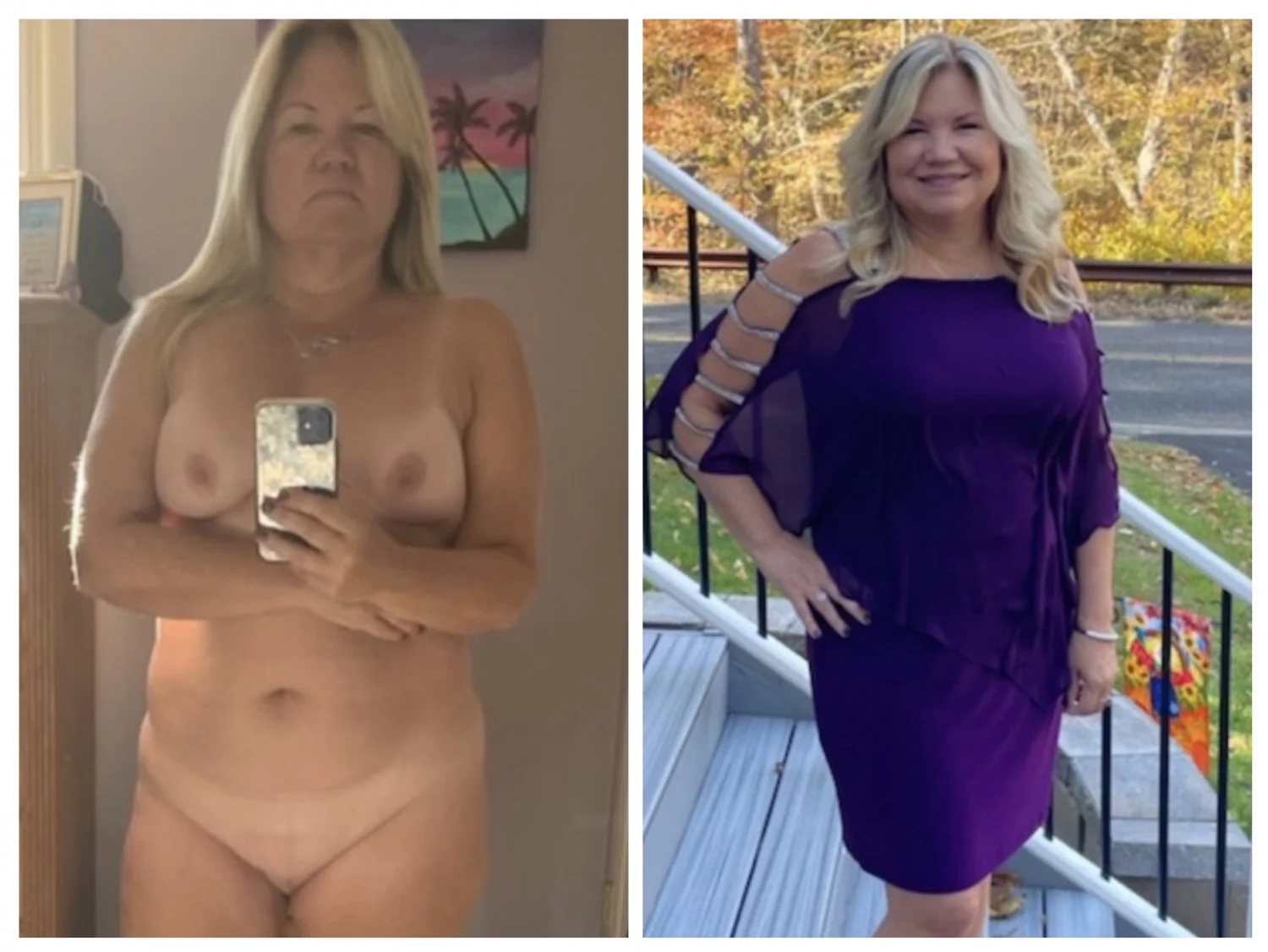 Blonde MILF Selfies image 6