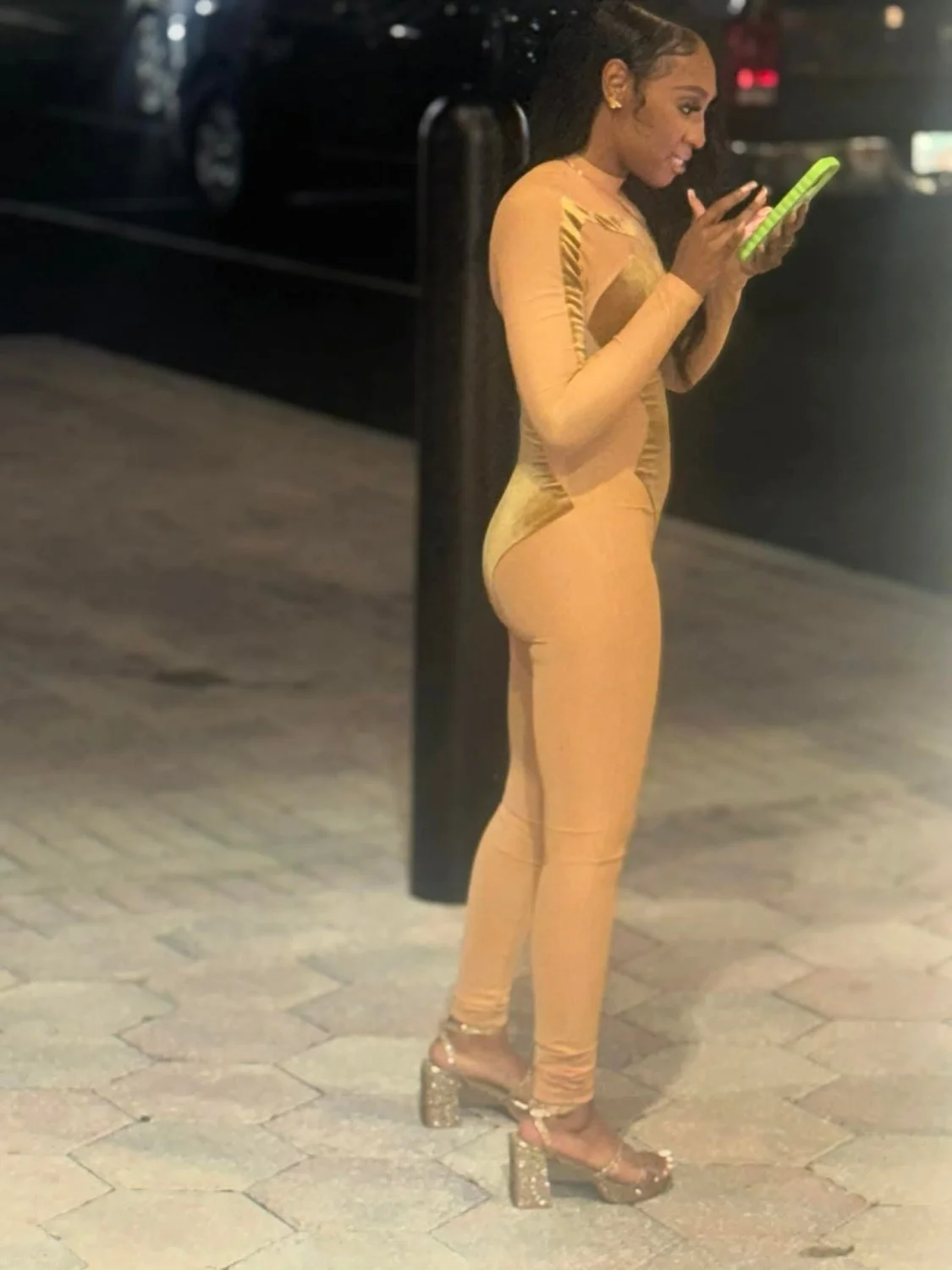 West Orlando Florida Popular Bahamian thot maryah cobb playing with her pretty pussy leaked image 19