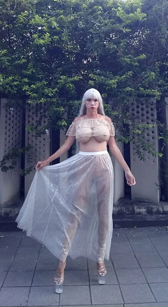 Chinese Exhibitionist Crossdresser 08 image 19