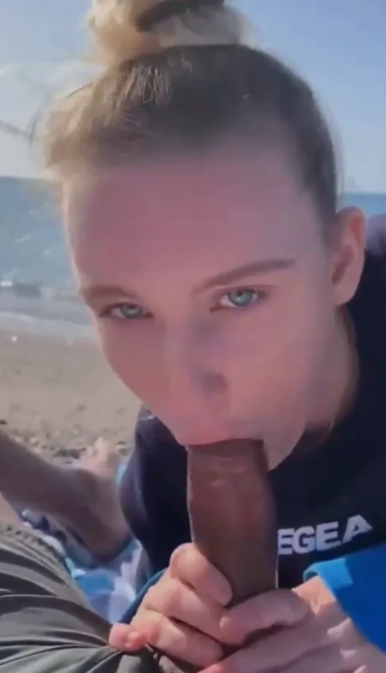 British babe sucks bbc outdoors main image