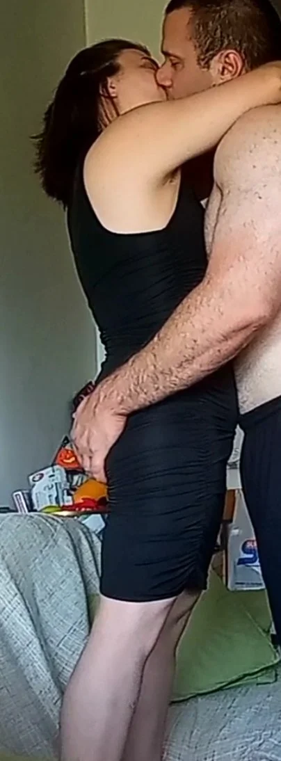 Real loving Italian couple caught having sex in their home image 20