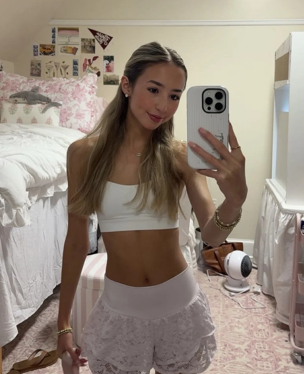 Sexy college blonde is begging for a cum trib! image 6