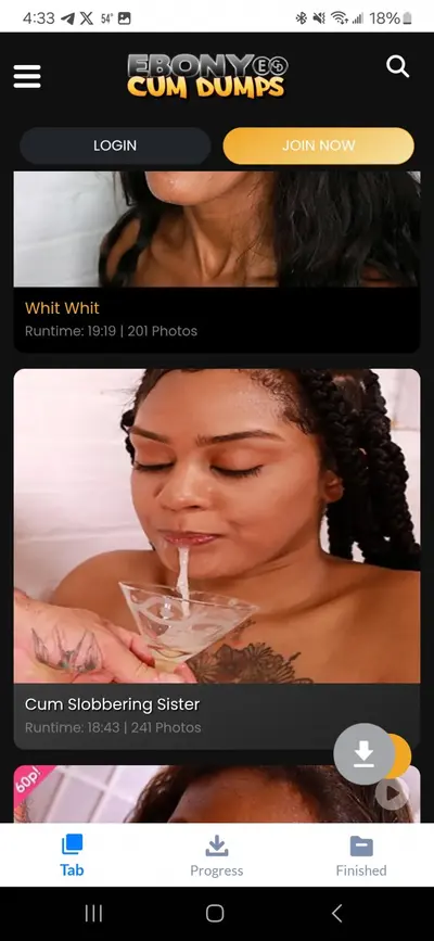 Anybody have some ebony cum dumps videos?? Really can't find them anywhere cover image
