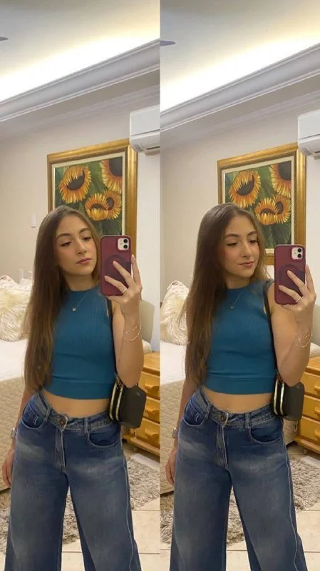 Novinha linda vazada empinando a bucetinha pra se mostrar pra macho image 2
