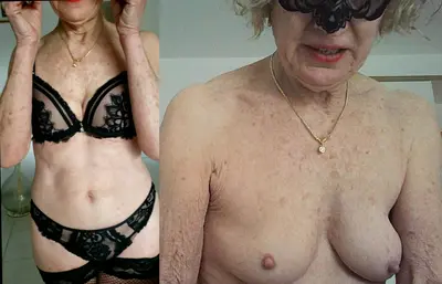 Cheating granny nurse Solange's front toys cover image