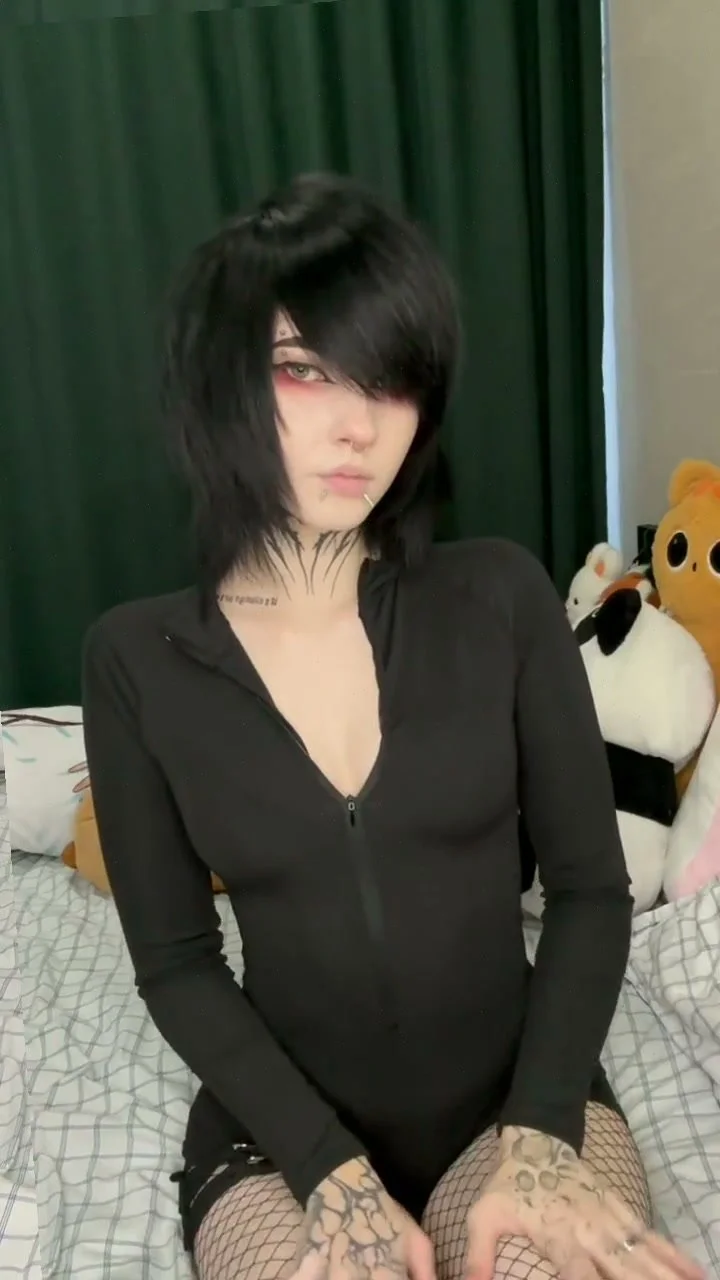 Femboy Latina Teen Solo Strip Poker Big Tits image 1