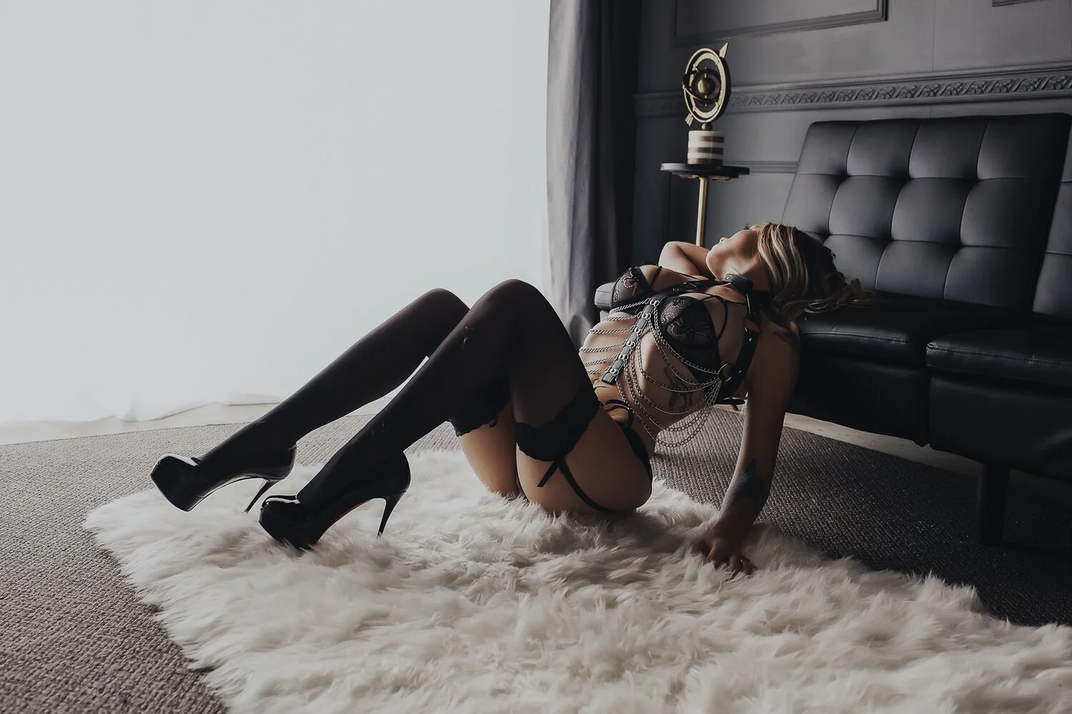 Bolt on blonde boudoir image 36
