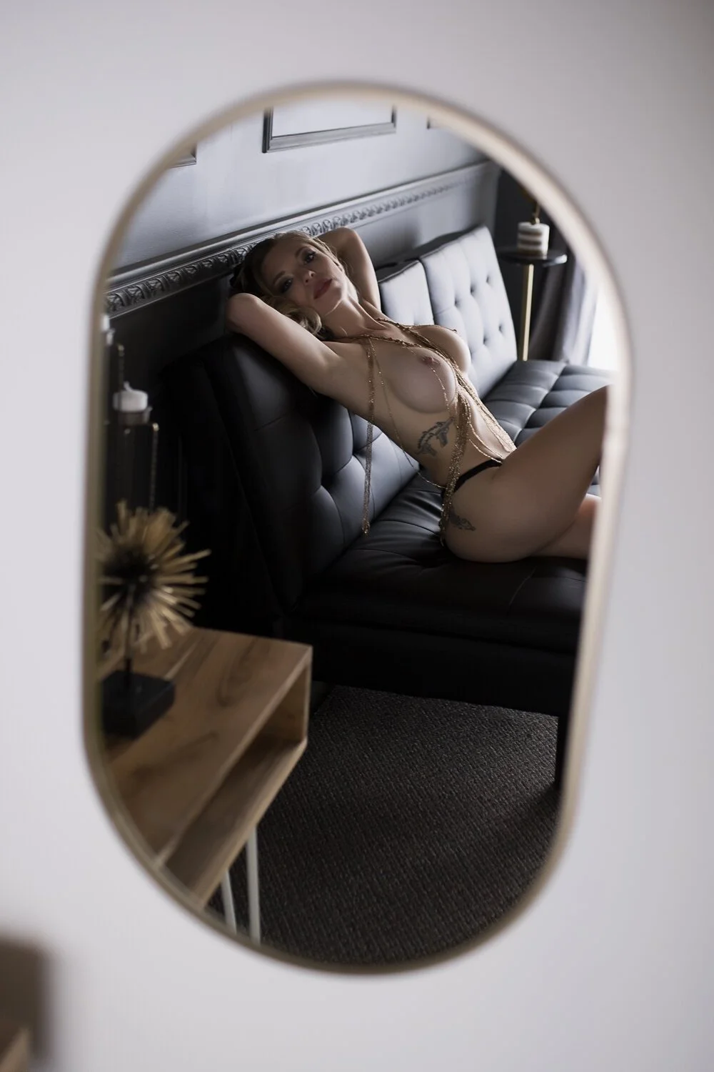 Bolt on blonde boudoir image 8