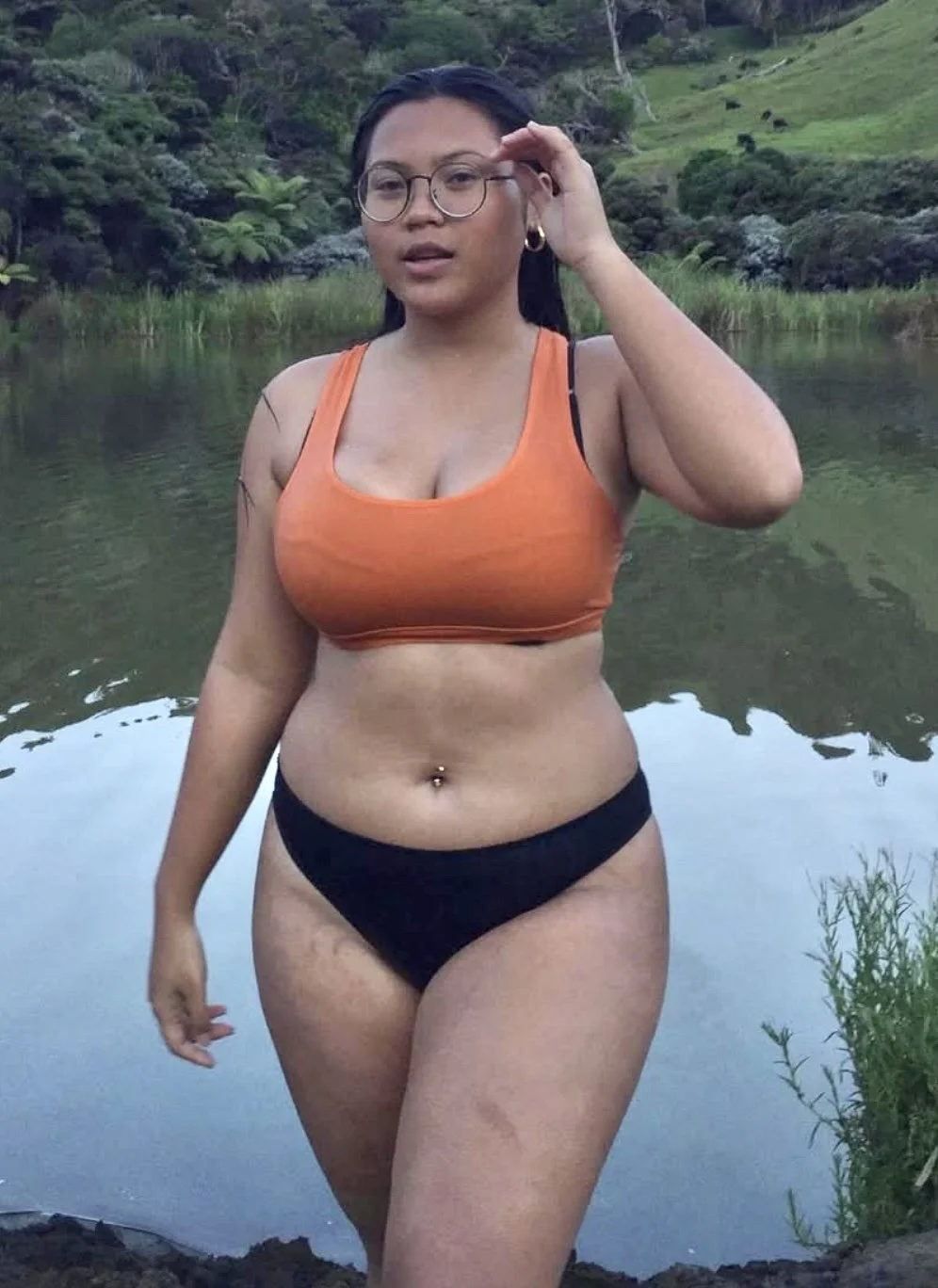I bet her dad goons daily to his THICK innocent looking teen daughter phat ass & huge milkers image 27