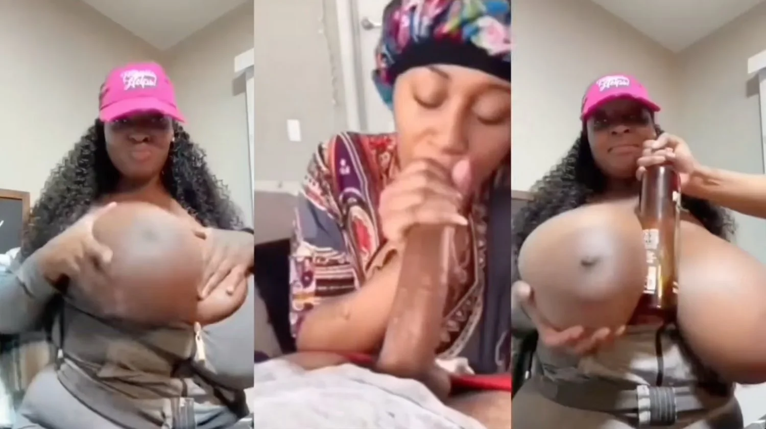 Ebony Big Black Boobs and Blowjobs Compilation image 5