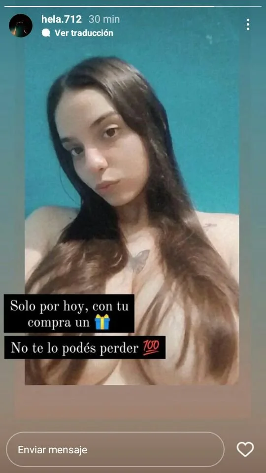 Pendeja Argentina blanquita con ricas tetas de ig muestra sus tetas por money💵 image 1