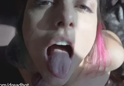 Tongue work and cum swallow cover image