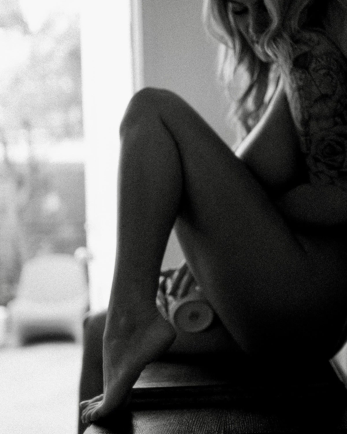 Shy pierced big tit girlfriend boudoir image 12