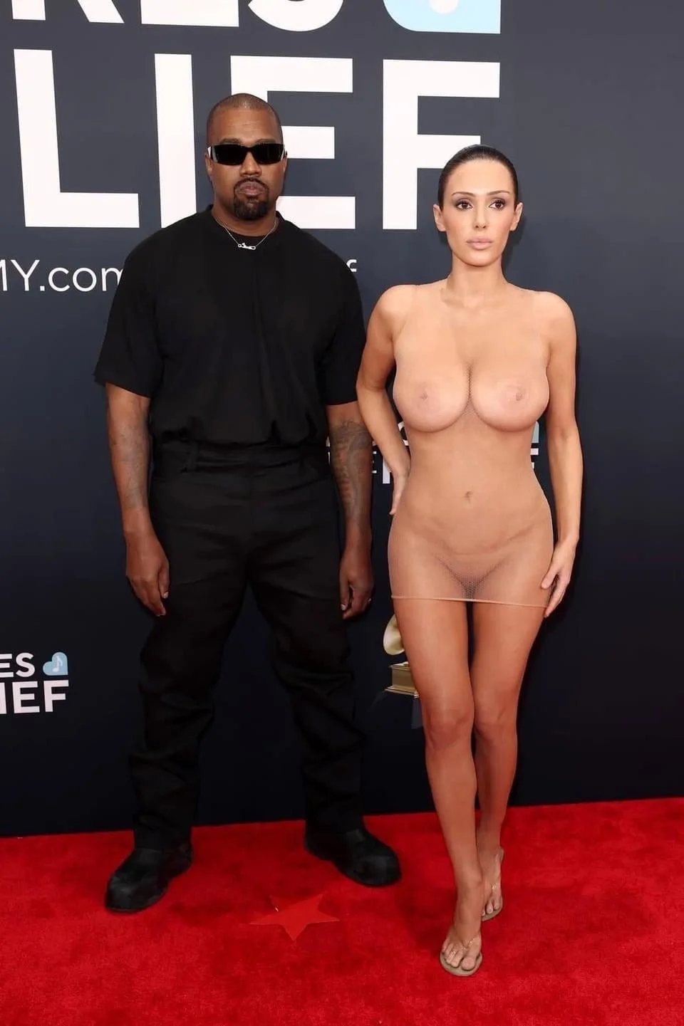Bianca Censori in Grammy image 4